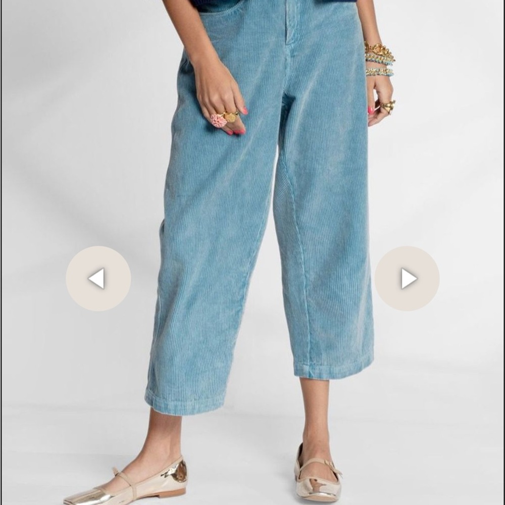 Francis Valentine Blue Corduroy Pants